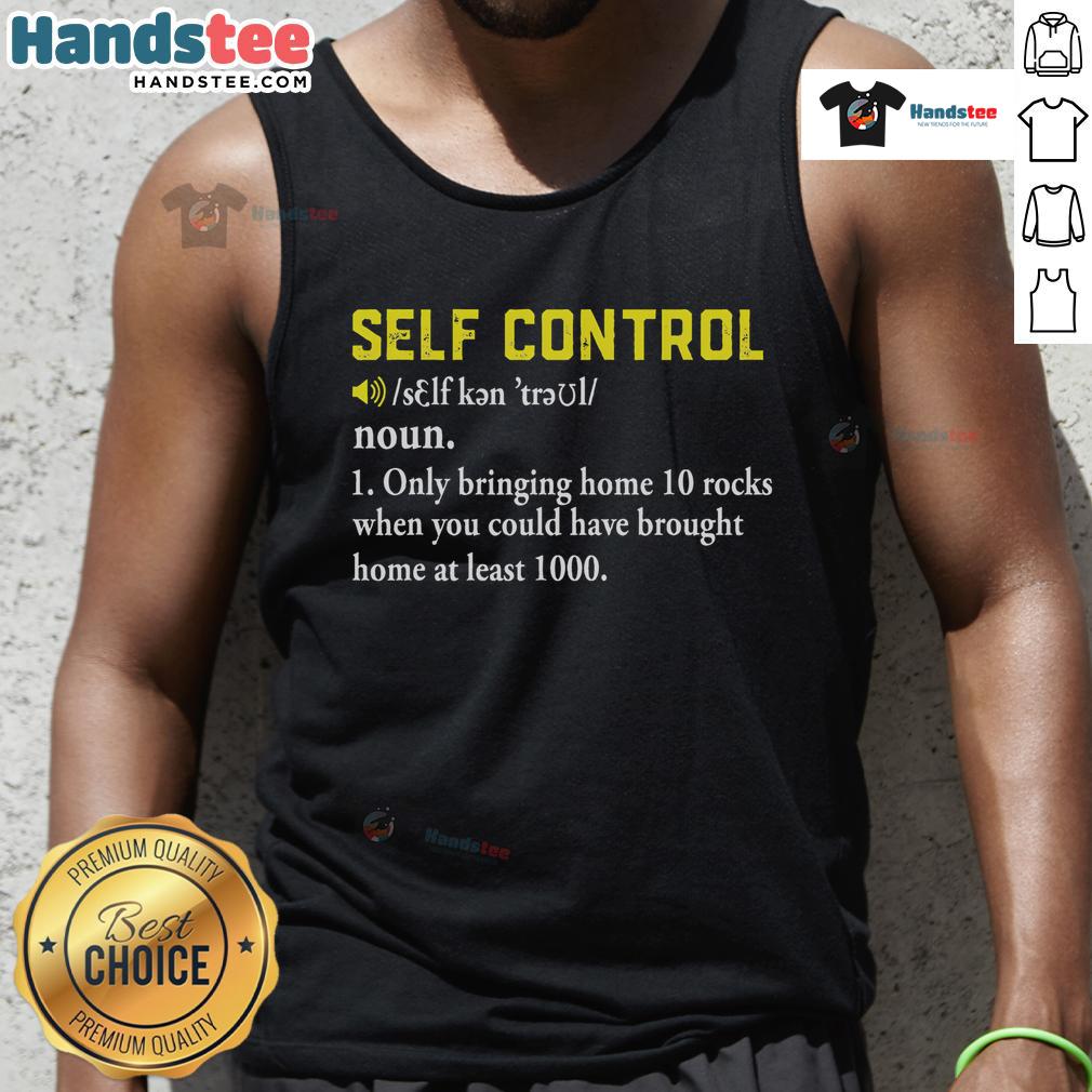 Funny rock collector tank top design featuring humor for rockhounding geologists, perfect for geology enthusiasts.