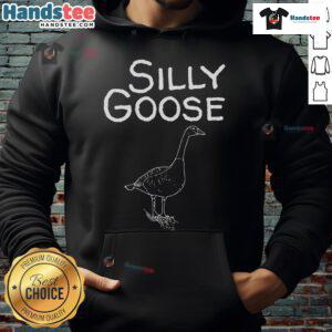 Funny Silly Goose Classic Hoodie featuring a playful goose design, perfect for casual wear and animal lovers.