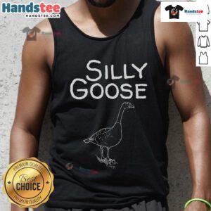 Funny Silly Goose Classic Tank Top featuring a playful goose graphic, perfect for casual summer outfits and fun gatherings.
