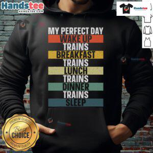 Alt Text: Funny train art hoodie showcasing a whimsical railroad vehicle design for train lovers.