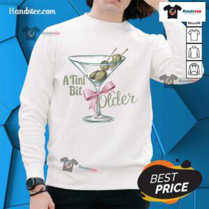 Good-A-Tini Bit Older Retro Vintage Sweatshirt in vibrant colors, showcasing classic design and comfortable fit.