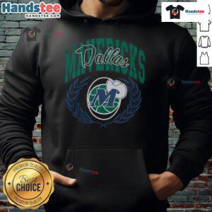 Good Dallas Mavericks Mitchell Ness NBA x Michelob Ultra Rewind Hoodie featuring team colors and logo design.