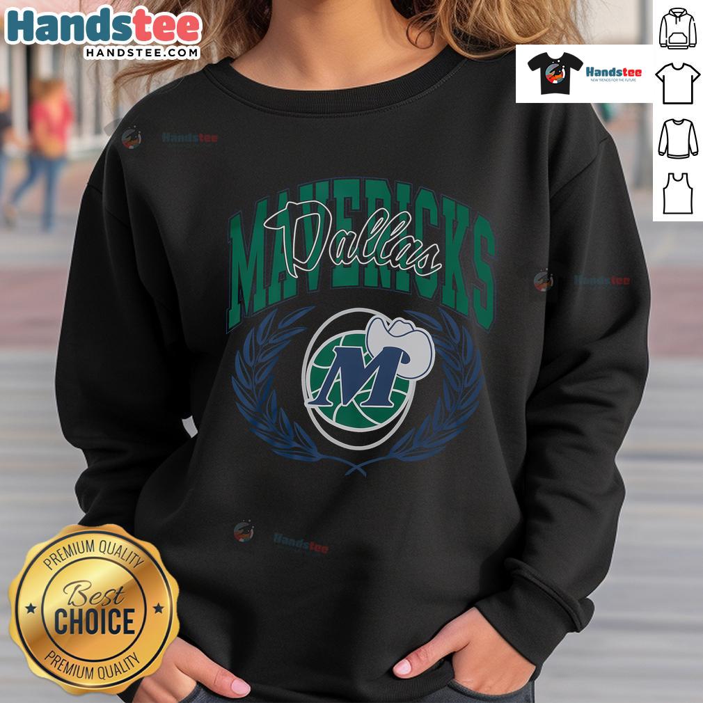 Alt Text: Dallas Mavericks Mitchell & Ness NBA x Michelob Ultra Rewind Sweatshirt featuring team logo and stylish design.
