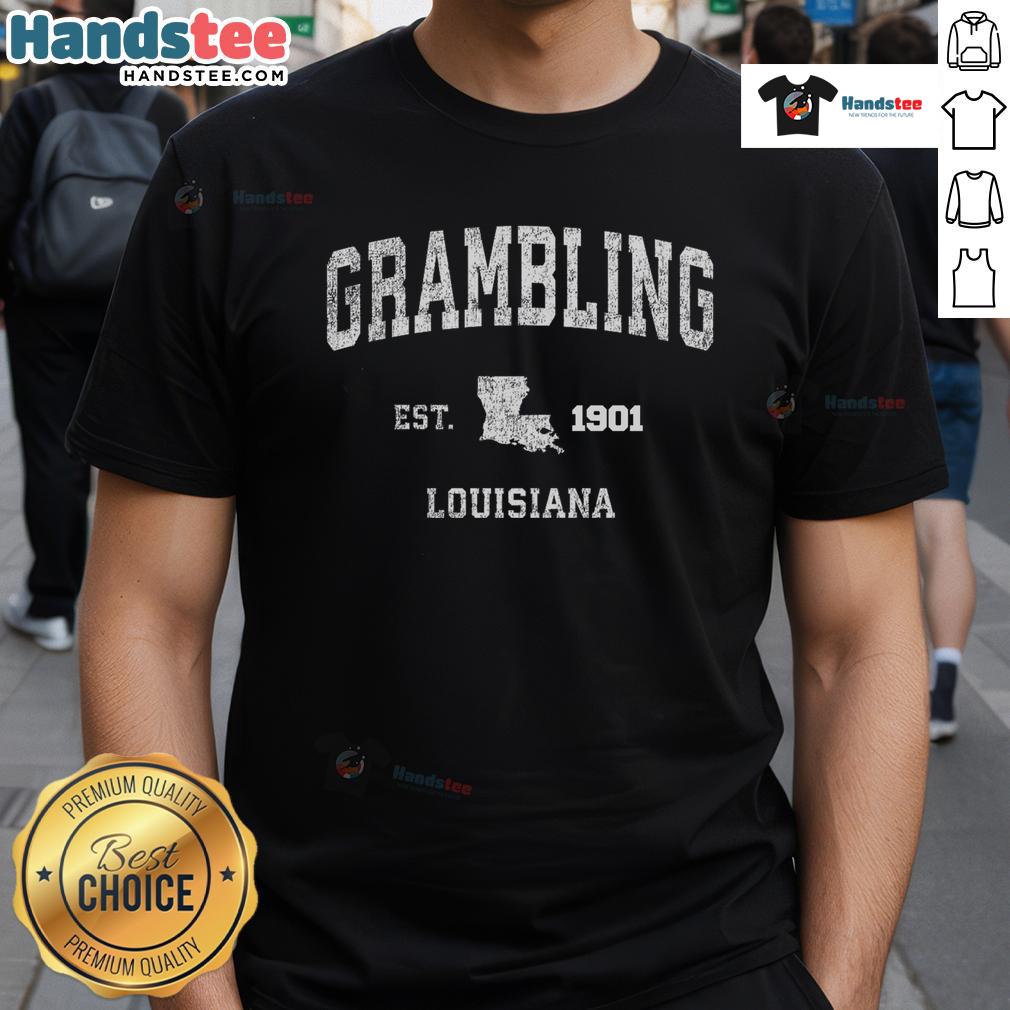 Alt Text: Vintage Good Grambling Louisiana LA sports t-shirt featuring classic design and vibrant colors for fans and collectors.
