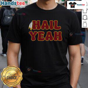 Good Hail Yeah Bold Feather Jayden Danielsinspired T-Shirt design featuring vibrant colors and unique feather graphics.