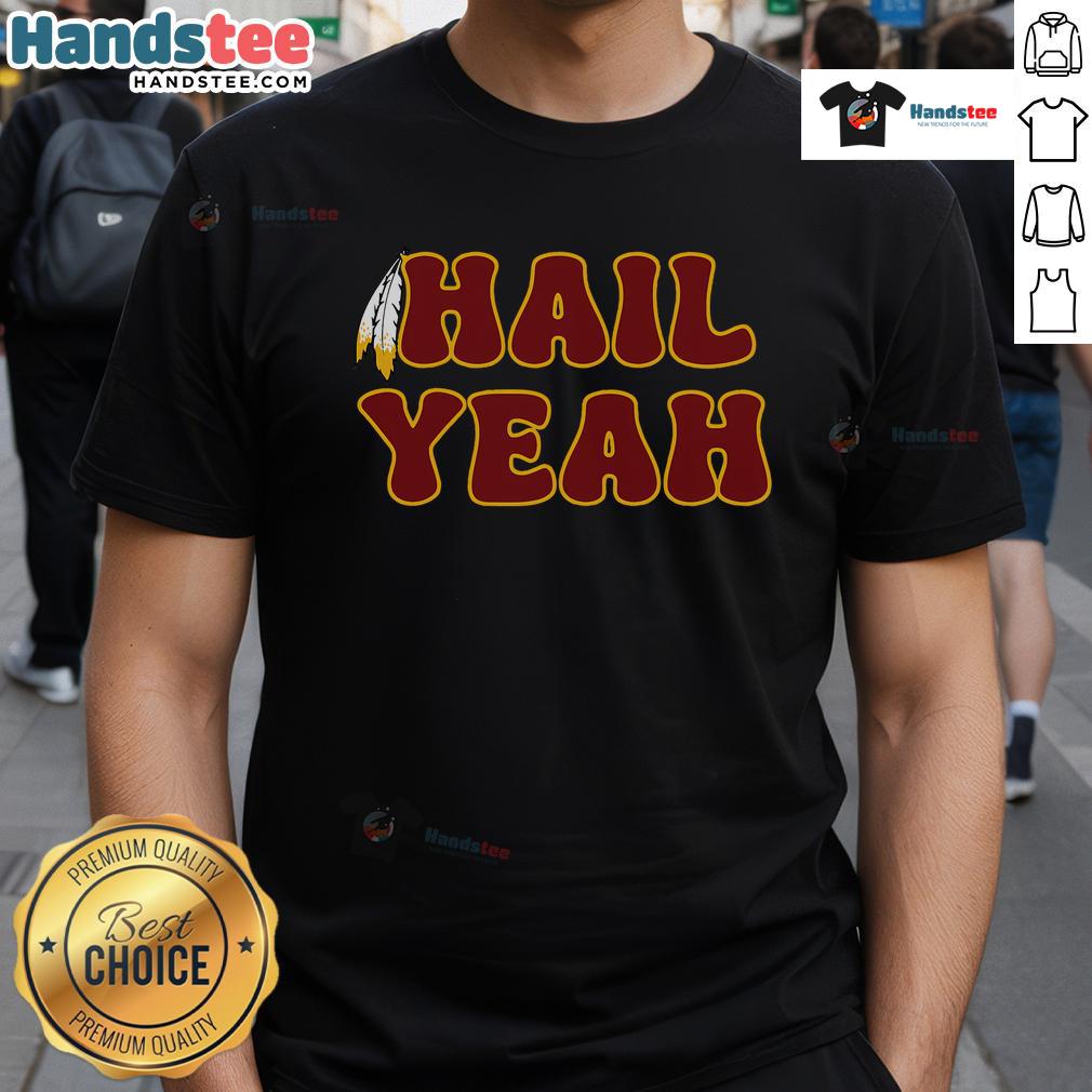 Good Hail Yeah Bold Feather Jayden Danielsinspired T-Shirt design featuring vibrant colors and unique feather graphics.