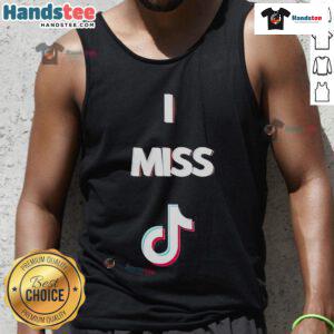Trendy Good I Miss TikTok 2025 tank top in vibrant colors, perfect for casual summer wear and TikTok enthusiasts.