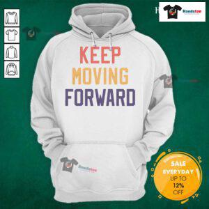 Good Keep Moving Forward Hoodie in black, featuring motivational text, perfect for inspiring daily wear.