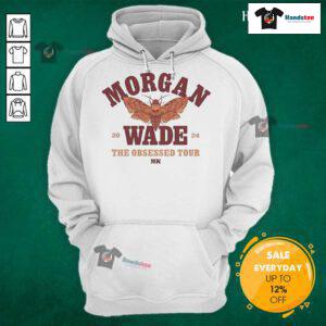 Good Morgan Wade Skull Moth hoodie from The Obsessed Tour 2024, featuring unique graphic design and stylish fit.