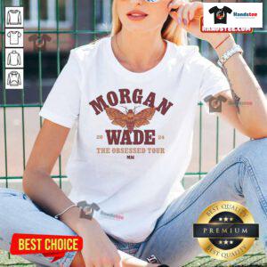 Good Morgan Wade Skull Moth The Obsessed Tour 2024 Ladies Tee featuring a stylish design perfect for fans.