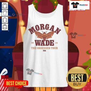 Good Morgan Wade Skull Moth The Obsessed Tour 2024 tank top featuring a striking skull moth design for fans.