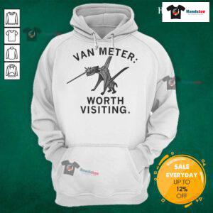 Good Van Meter Worth Visiting Heavyweight Hoodie in stylish design, perfect for casual wear and comfort.