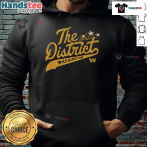 Alt Text: Good Washington Commanders The District Hoodie featuring team colors and logo, perfect for fans.
