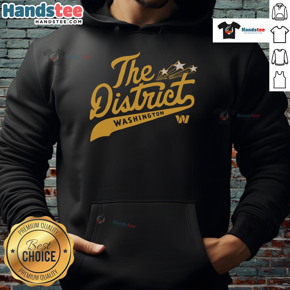Alt Text: Good Washington Commanders The District Hoodie featuring team colors and logo, perfect for fans.