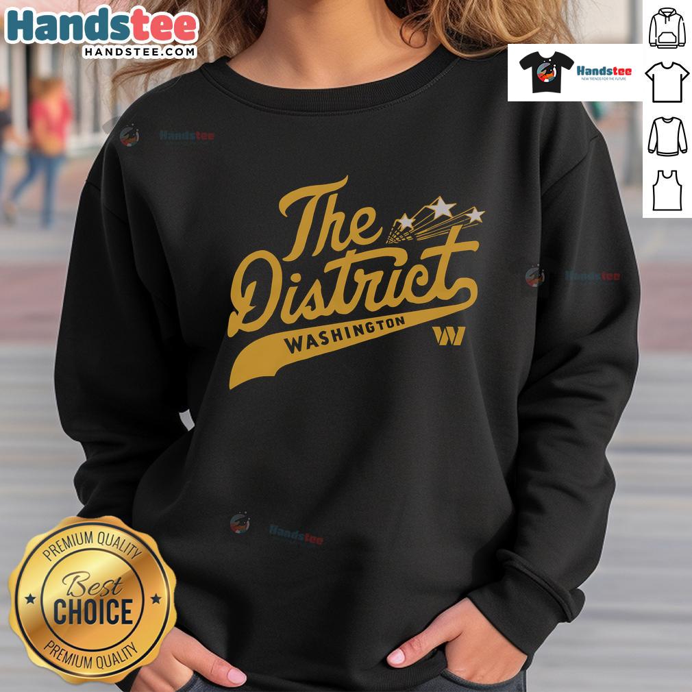 Cozy Good Washington Commanders The District Sweatshirt in burgundy, perfect for fans showing team spirit.