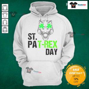 Alternative view of Happy St Patrex Day Dino St Patrick's Day T-Shirt