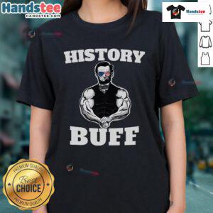 Hot Abraham Lincoln history buff ladies tee featuring a stylish design celebrating America's 16th president.