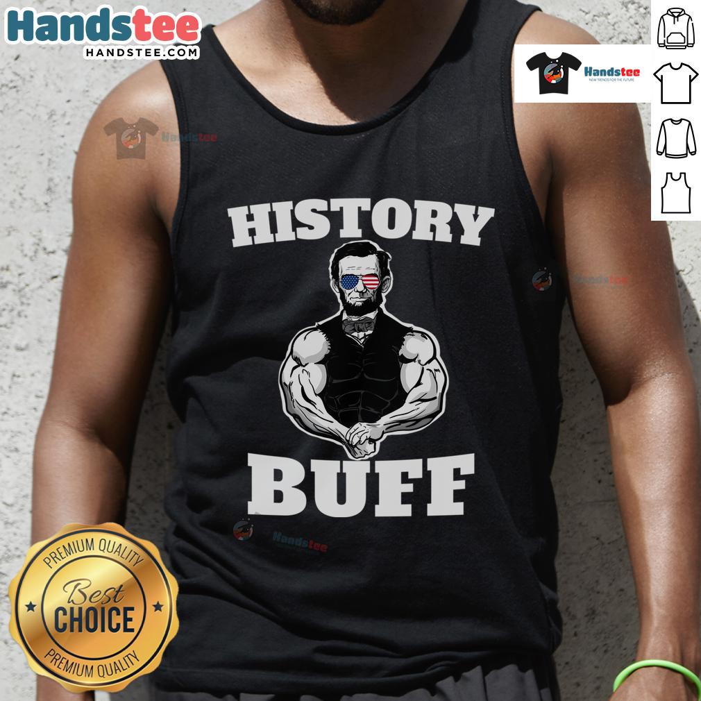 Hot Abraham Lincoln tank top for history buffs celebrating America's iconic president in stylish apparel.
