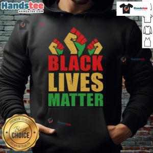 Hot Black Lives Matter hoodie celebrating Black History Month with bold graphics and vibrant colors.