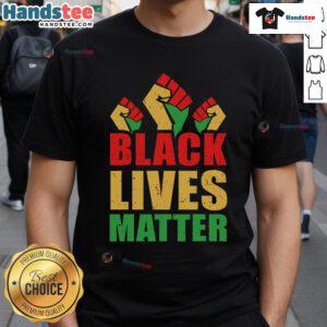 Hot Black Lives Matter T-Shirt for Black History Month featuring bold graphics and a powerful message of equality.