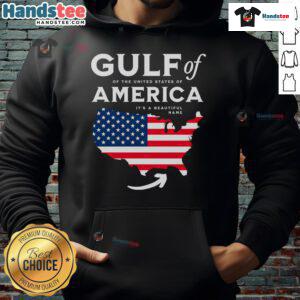 Alternative view of Hot Gulf Of Us America American Flag T-Shirt