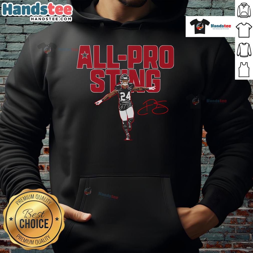 Alt Text: Nice All Pro Sting hoodie for football lovers, perfect for team players and fans.