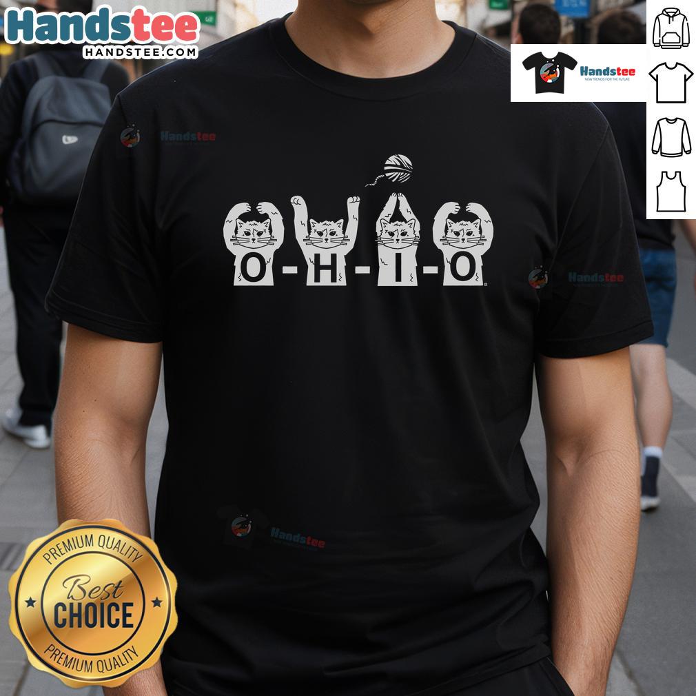 Nice Ohio Gary T-Shirt featuring a bold design, perfect for fans of Ohio pride and casual wear.