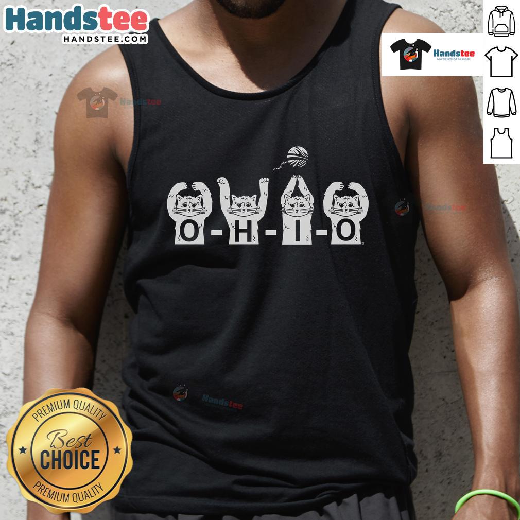 Stylish Nice Ohio Gary tank top displayed against a vibrant background, perfect for summer fashion.
