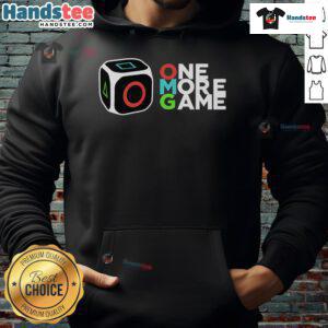 Nice One More Game Hoodie in vibrant colors, perfect for gamers and casual wear, showcasing a stylish design.