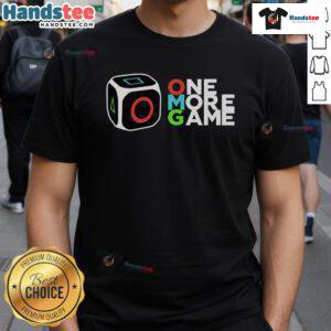 Nice One More Game T-Shirt featuring a playful gaming graphic, perfect for gamers who love to play just one more round.