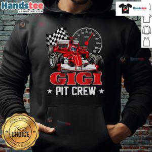 Nice Pit Crew Gigi of the Birthday Mother's Day hoodie featuring vibrant design for special celebrations.