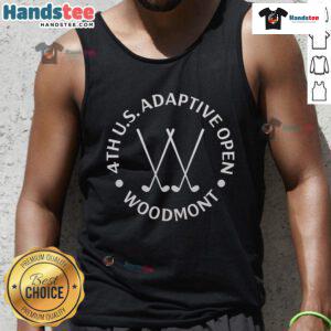 Alt Text: Nice US Adaptive Open Levelwear pink Maddox tank top featuring a stylish design for comfortable summer wear.