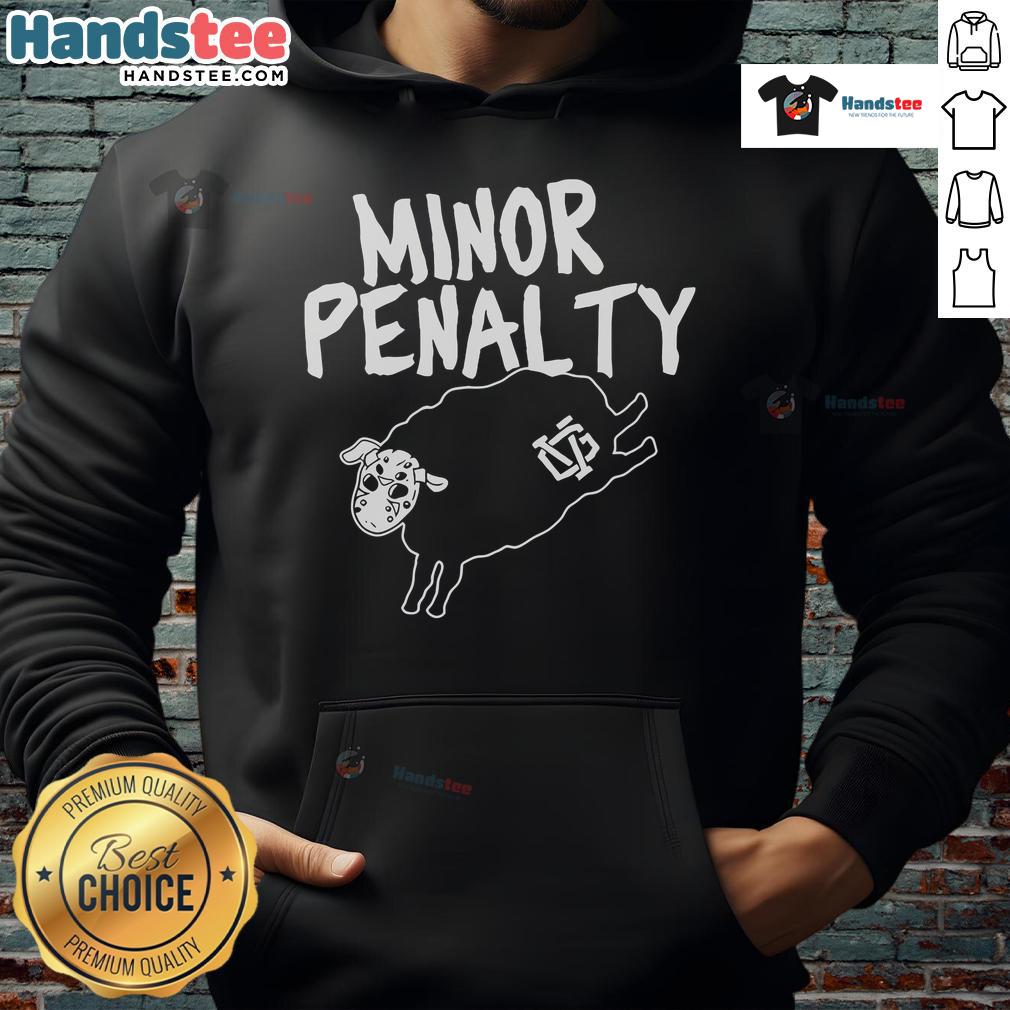 Vintage painting hoodie featuring 'Official Minor Penalty Salad Days' design, perfect for art lovers and unique fashion.