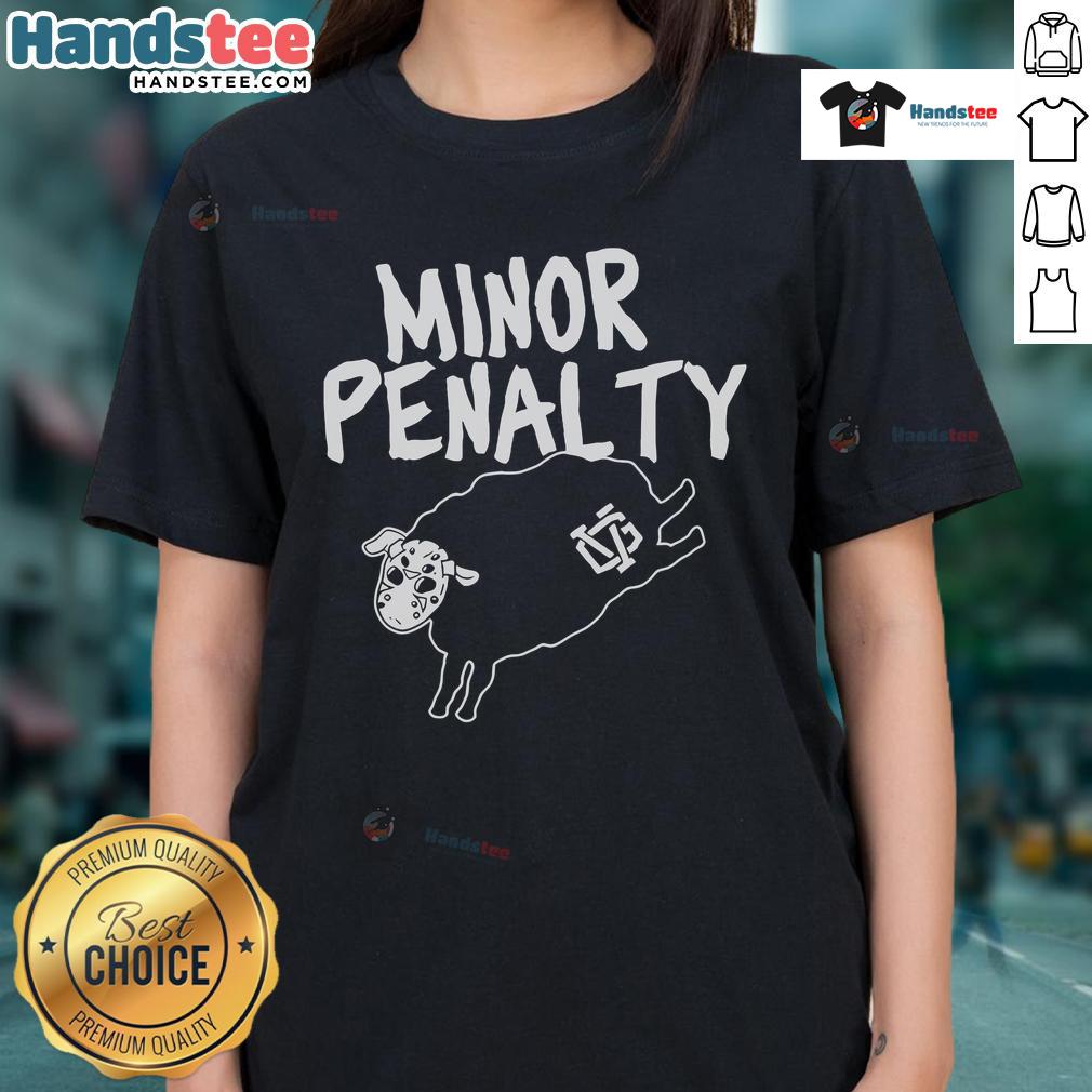 Vintage painting of ladies enjoying salad days, featured on an Official Minor Penalty tee shirt design.