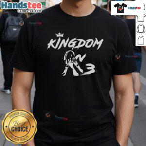 Alt Text: Official Nebraska Husker Cornhuskers Kingdom T-Shirt featuring bold team logo and vibrant red color for fans.