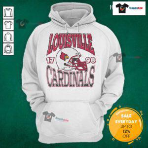 Awesome Louisville Cardinals Classic Team Helmet Hoodie showcasing vibrant team colors and logo for loyal fans.