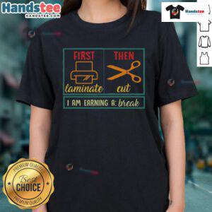 Funny Aba Sped Teacher Ladies Tee featuring laminate and cut design, perfect for special education enthusiasts.