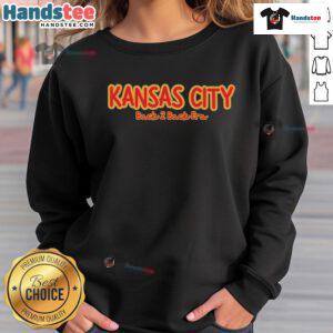 Good Kansas City Back 2 Back Era Sweatshirt featuring bold graphics and a comfortable fit, perfect for fans.