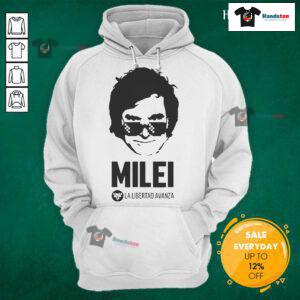 Good Klaus Vollmert Milei La Libertad Avanza hoodie featuring a vibrant design celebrating liberty and freedom.