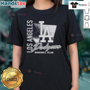 Good Los Angeles Dodgers Side Arm Baseball Club Ladies Tee in stylish design, perfect for Dodgers fans and casual wear.