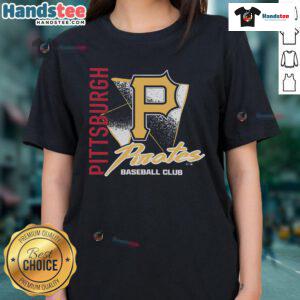 Good Pittsburgh Pirates Side Arm Baseball Club ladies tee featuring a stylish design for female fans of the team.