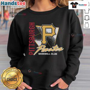 Good Pittsburgh Pirates Side Arm Baseball Club sweatshirt featuring team colors and logo, perfect for fans and casual wear.