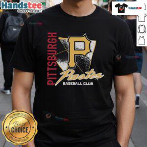 Good Pittsburgh Pirates Side Arm Baseball Club T-Shirt featuring team logo and vibrant colors for fans.