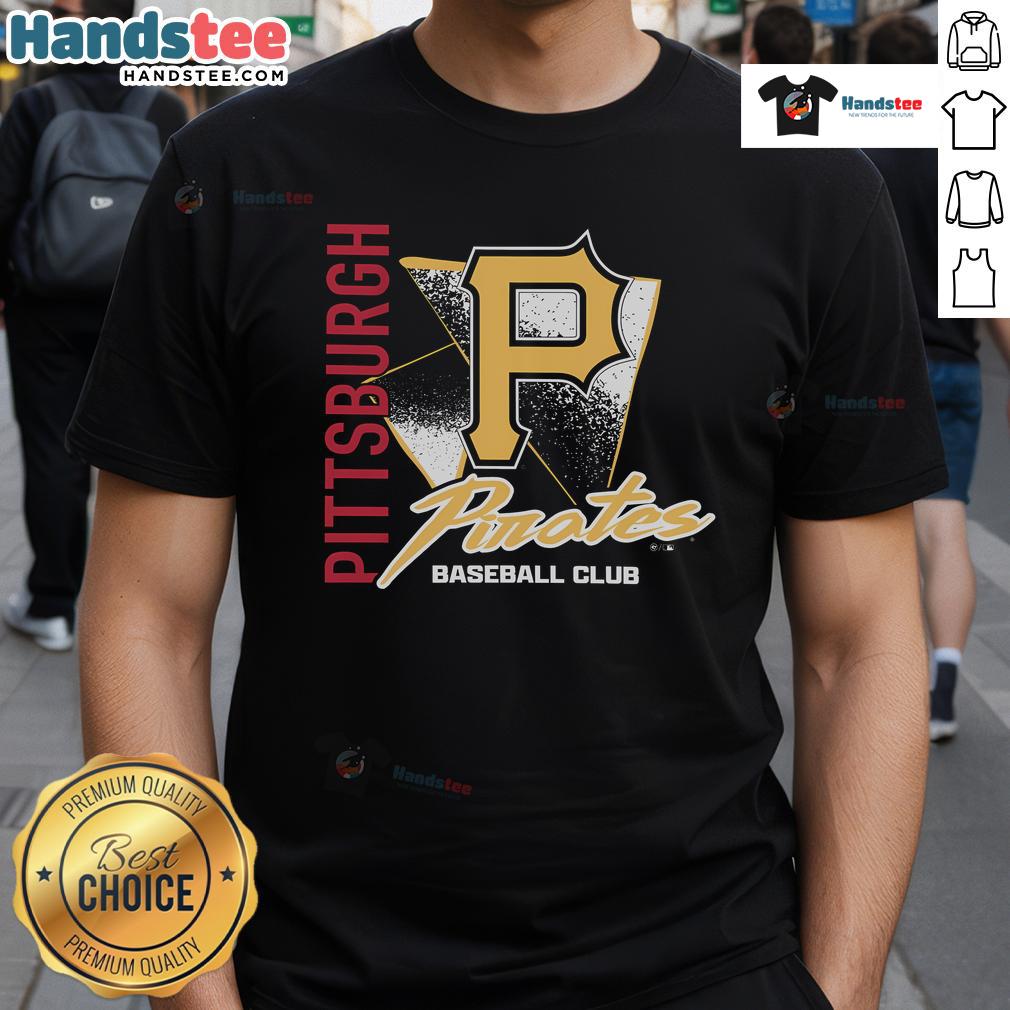 Good Pittsburgh Pirates Side Arm Baseball Club T-Shirt featuring team logo and vibrant colors for fans.