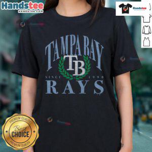 Good Tampa Bay Rays Pitchout Since 1998 Ladies Tee featuring team colors and logo, perfect for baseball fans and casual wear.