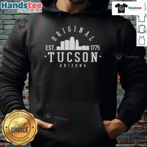 Good Tucson Arizona Est 1775 skyline hoodie featuring a vibrant cityscape design and cozy fabric for stylish warmth.