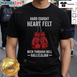 Hot Brandon Hard Fought Hallelujah Praise Jesus Lake T-Shirt featuring vibrant graphics and a comfortable fit for casual wear.