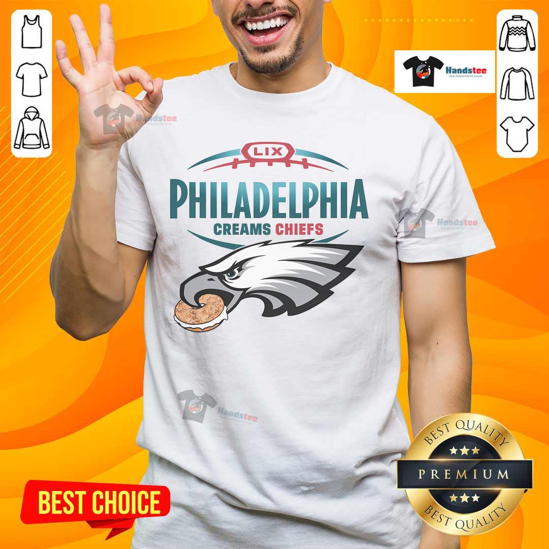 Hot Philadelphia Creams Chiefs T-Shirt featuring vibrant colors and bold team logo, perfect for fans and game day.