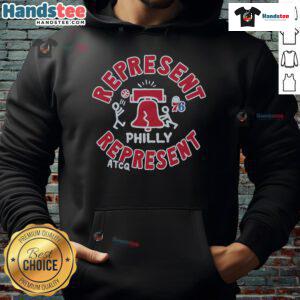 Nice A Tribe Called Quest X Philadelphia 76ers Represent Hoodie featuring vibrant design and team colors.