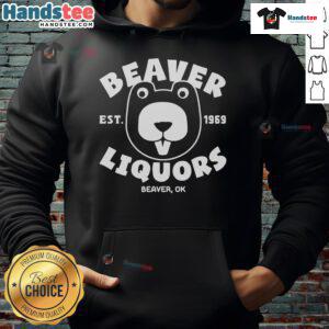Nice Beaver Liquors Est 1969 hoodie in Beaver, OK, showcasing a unique design and vibrant colors for local pride.